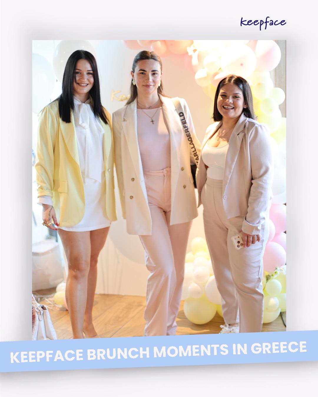 Greek influencers at the Keepface Athens community event, April 2026