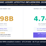 UAE Luxury Lifestyle Influencers 2026: 203 Verified Creators for Instagram and TikTok