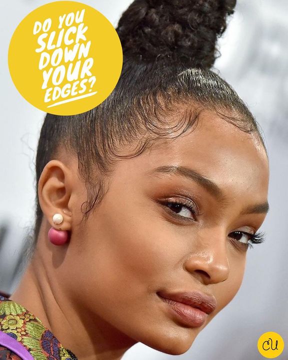 Do you slick down your edges to “complete” a style? 

Whatever your answer explain why or why not in the comments below...

#curlsunderstood #teamnatural #_teamnatural #naturalhair #naturalhaircare #curls #curly #curlyhair #yarashahidi #edgesonfleek #edges #fro #afro #blackgirlmagic