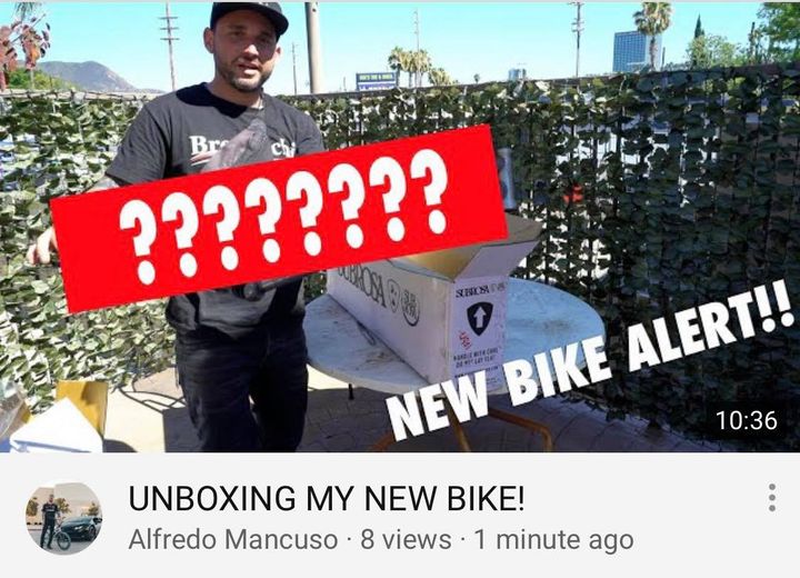 UNBOXING MY NEW BIKE! https://youtu.be/iiXUgJzsO6k