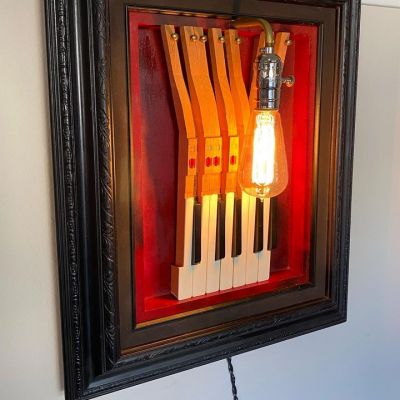 Framed Piano Keys available for purchase now.  @ Burbank, California