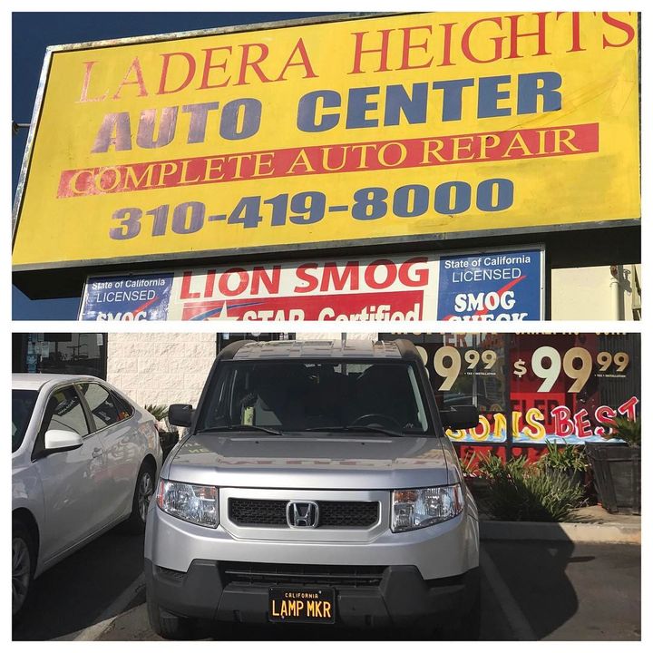 HUGE thanks to Emad and the amazing mechanics at Ladera Heights Auto center. I got my breaks and oil services in under an hour! Honest and fair people and it's hard to find a mechanic like that nowadays. He also knew my dad so #BONUS. Pls tell your friends and family!