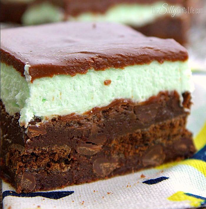 Double the fudge for double the flavor!
https://thissillygirlskitchen.com/double-fudge-double-mint-brownies/