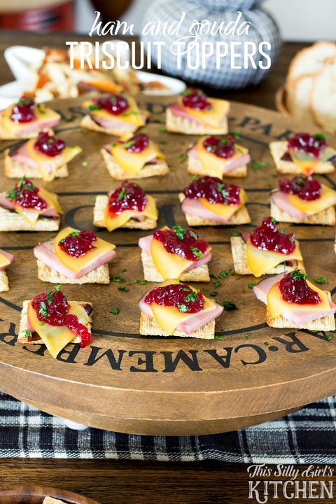 You're in for a real treat when you try these Triscuit Toppers!
https://thissillygirlskitchen.com/ham-and-gouda-triscuit-topper/