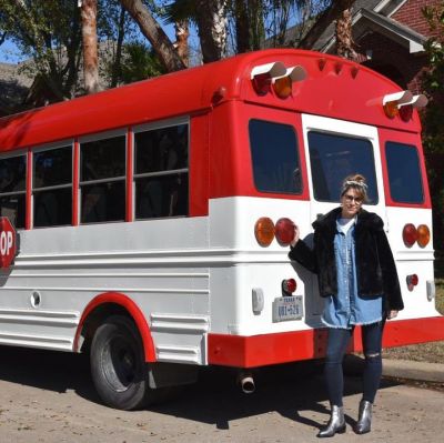 S C H O O L  B U S 
When the School Bus literally comes to your Door ❤️ (or when your neighbors have the best Coolest Mini Bus) #backtoschool #schoolbus #schoolbuslife