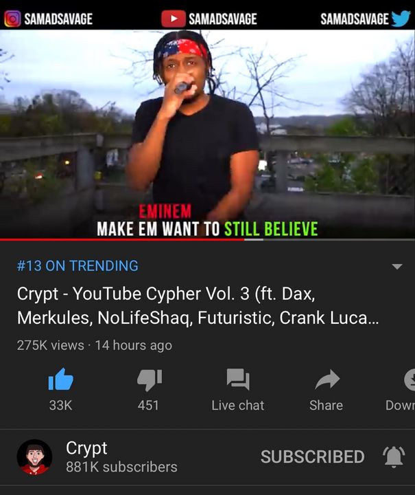 WE WERE TRENDING 13 IN AMERICA ON YOUTUBE 😳❤️ WOW. GOD IS GREAT. 🥺🤲🏾