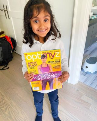 So we were reorganizing the den after school yesterday when Arya came across one of the magazines I was featured in a couple of years ago. ☺️ I didn’t think anything of it, because obviously she had seen it before... but this time, she had all sorts of questions for me! 🤔

Questions like: 
How did you end up on the cover? 🤷‍♀️
What do the articles say about you? 🤷‍♀️
When I grow up, can they write articles about me too? 🤷‍♀️

And then she segued into some other very-pressing questions like: 
Do you really like the colour purple? 😂
How come you’re wearing lipstick? 😂
Why don’t you ever wear these pants at home? 😂

After having a long talk about what I do, how my career has evolved, and what I think of the colours pink and purple, we moved on to negotiating what she was willing to eat for dinner and then went on with our evening. 😊

But our conversation got me thinking about the fact that growing up I never ONCE saw a South Asian woman on the cover of a magazine, or in any mainstream media for that matter. 😕 Nobody looked like me, and that was okay, because somehow I just knew that the media wasn’t meant for people like “me”. 😭

And yet here we are today... with all sorts of incredible South Asian representation in the media. 👏 From the household names to the “growing ones” and everyone in between, South Asian women are showing our girls that they truly CAN be anyone they want to be - not just doctors, lawyers, and engineers! 🤗

So proud of how far we’ve come. ❤️❤️❤️