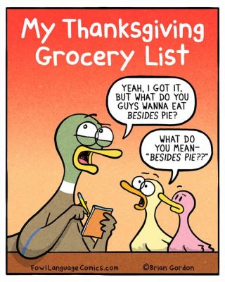 It's a Thanksgiving cartoon bonanza!
Much love and stuffing to all who (try to) celebrate!