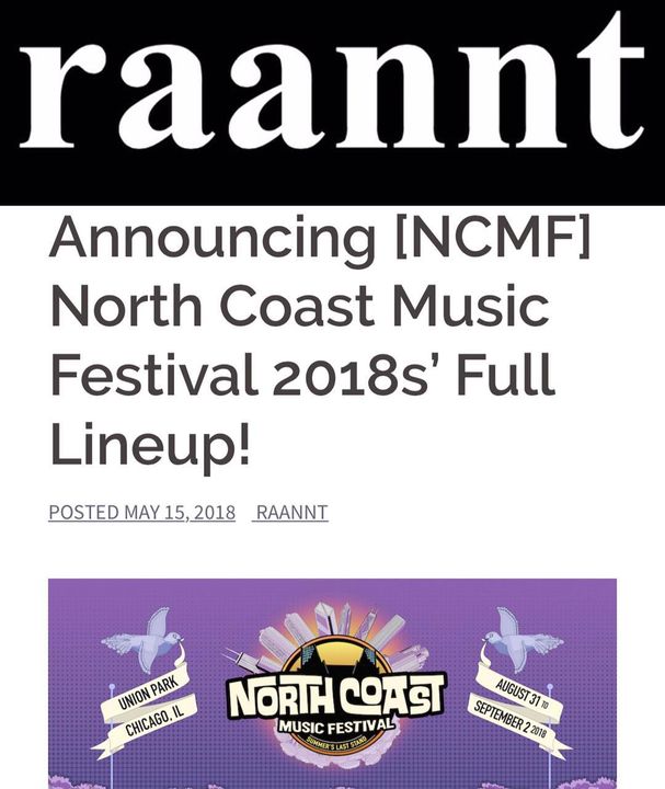 Announcing [NCMF] North Coast Music Festival 2018s’ Full Lineup: raannt.com