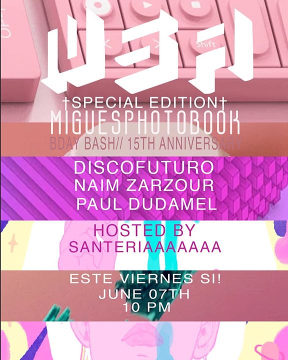 Este viernes si! @nsaplayers  is back! Tomorrow Friday June 07th we have a party at @barterwynwood  from 10pm TO 3am don’t be late because you are gonna miss this incredible celebration!

Djs @discofuturo + @naimzarzour  + @pauldudamel 

Hosted by @saintcarlo  aka Santeriiiiia

See you at 10pm
Btw it is @miguesphotobook bday bash and 15th anniversary as a photographer SWEET FIFTEEN!