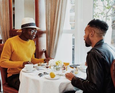 Breaking bread with @chadsaaiman
_ 
Have your entered the #ChadSaaiman soccer tournament going down on the 28th? If not visit his profile! @ The Table Bay hotel