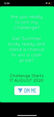 Now taking new clients for my Spring (body transformation)challenge, cash prize up for grabs. DM for joining details 😘💯🔥😄