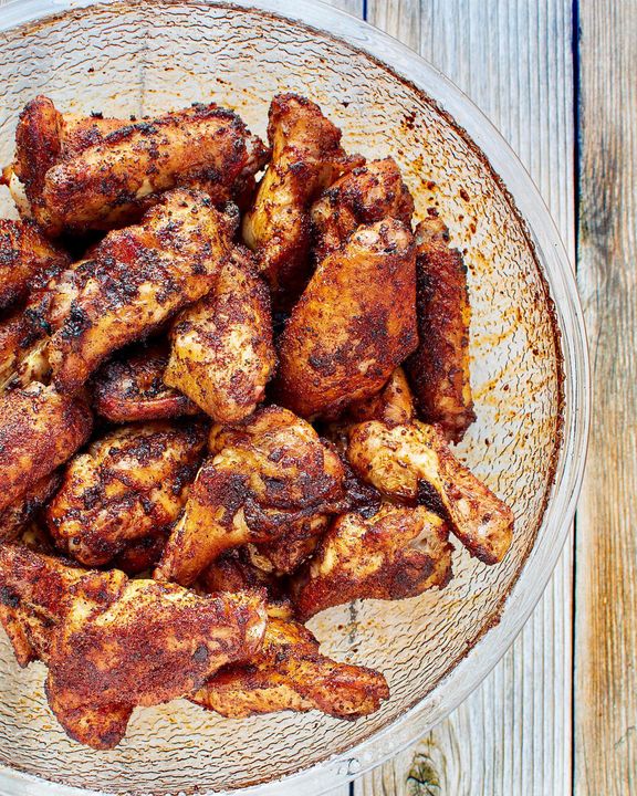 Cherry-Smoked Hot Wings on deck! Would you sauce these?