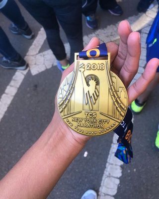 I am so happy I celebrated by birthday running the NYC marathon!! @nycmarathon @teamforkids 
@nyrr